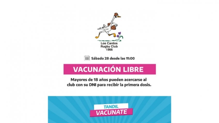 Los Cardos contará con un vacunatorio el próximo sábado